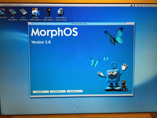Morph'OS, sur PowerBook G4